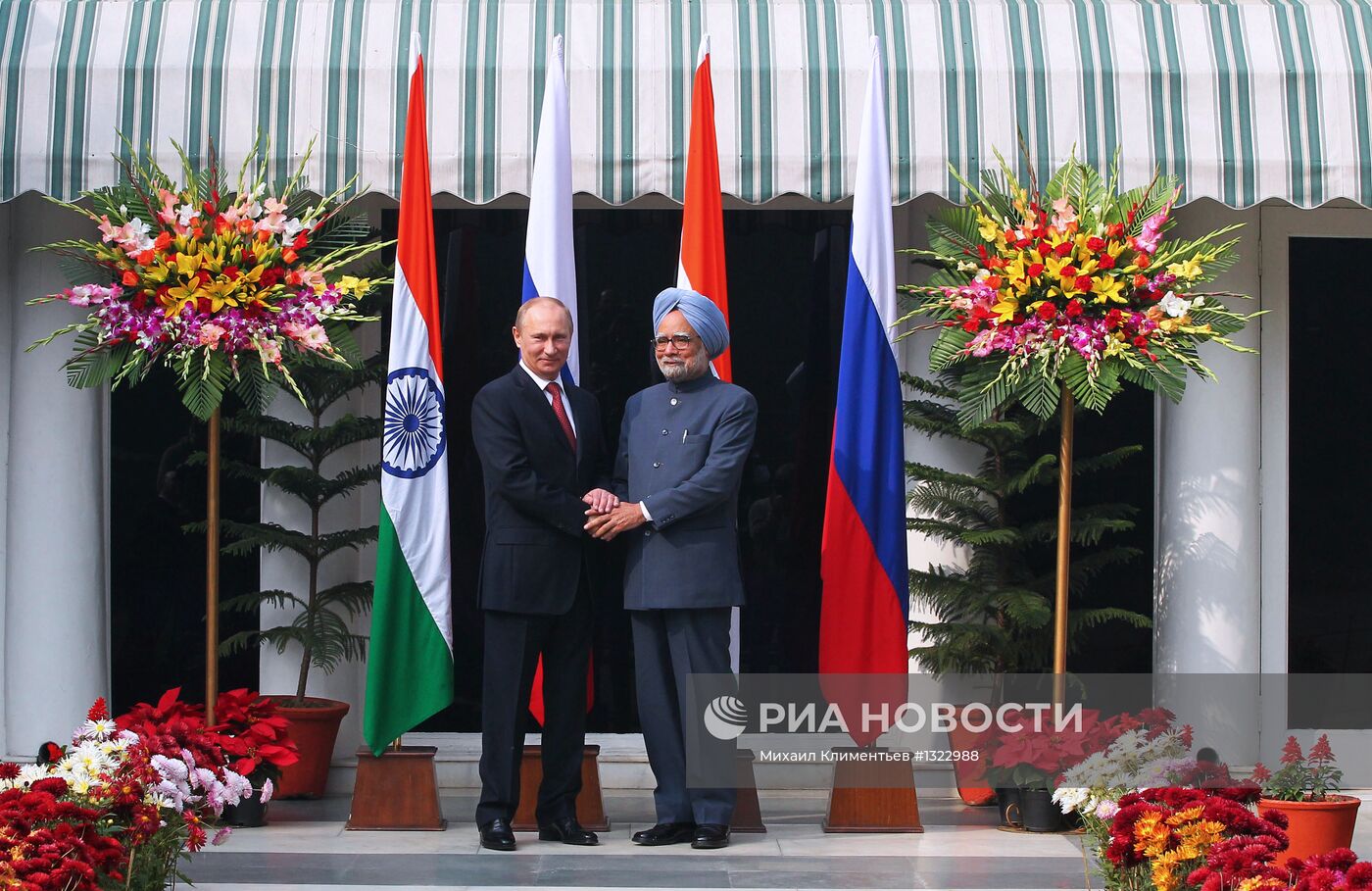 Официальный визит В.Путина в Индию