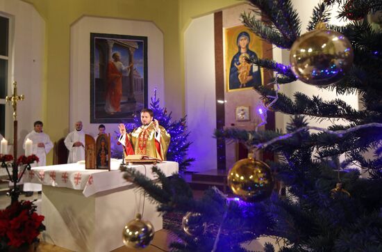 Празднование католического Рождества в регионах России