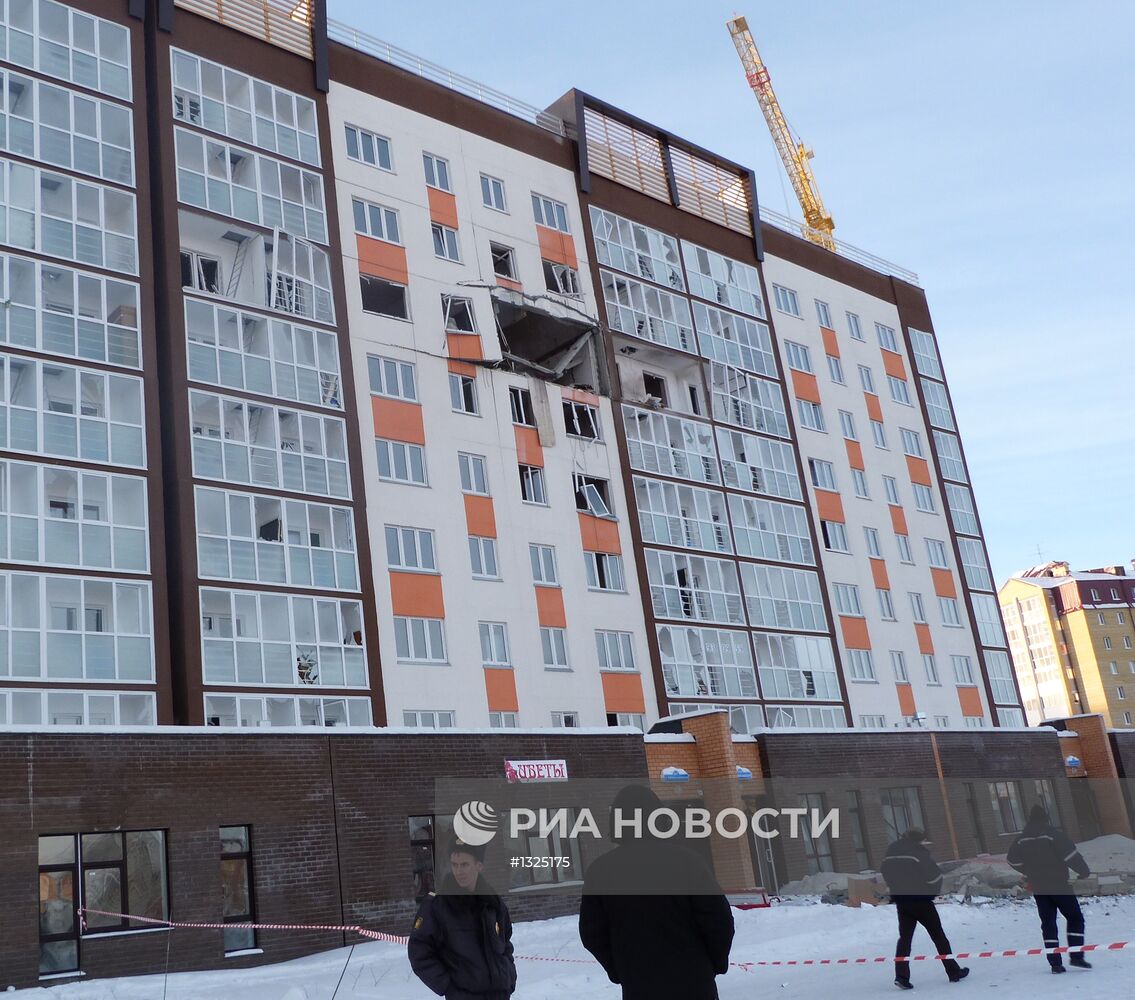 Взрыв газа в многоэтажной новостройке в Тюмени | РИА Новости Медиабанк