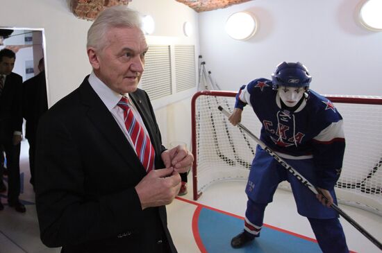 Открытие магазина хоккейного клуба СКА на Невском проспекте