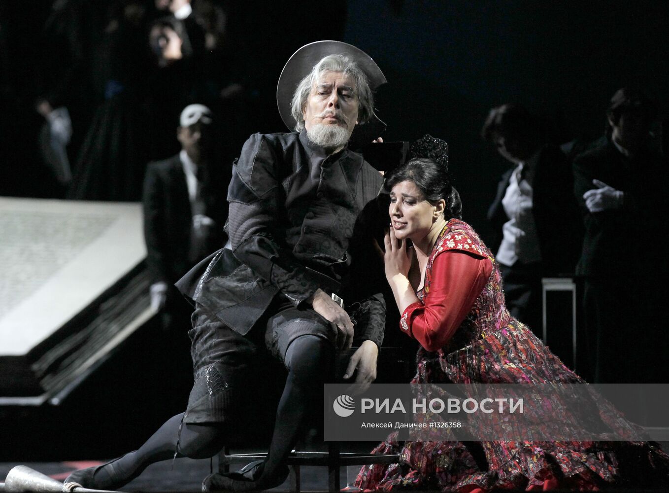 Прогон оперы "Дон Кихот" в Мариинском театре