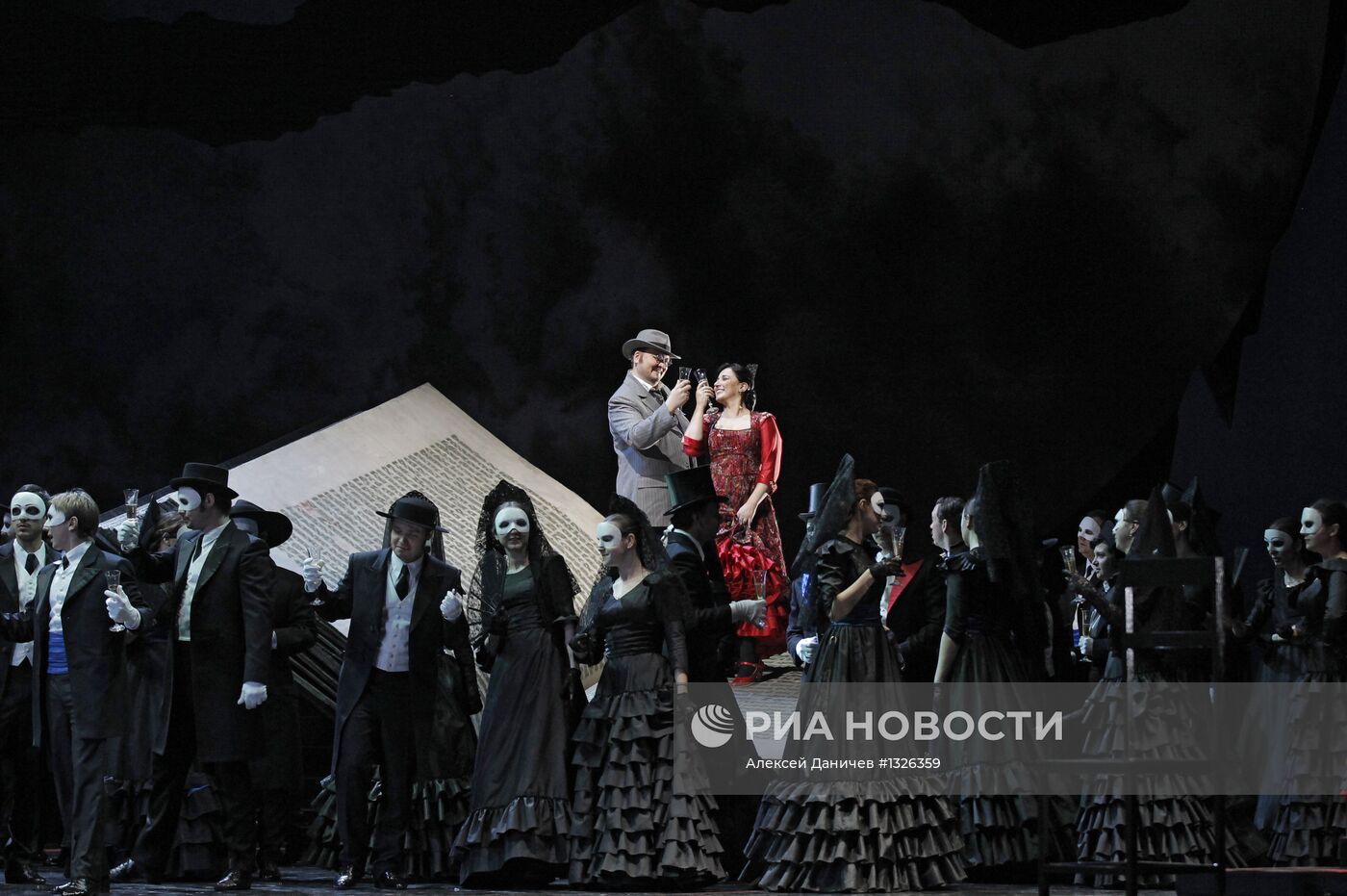 Прогон оперы "Дон Кихот" в Мариинском театре