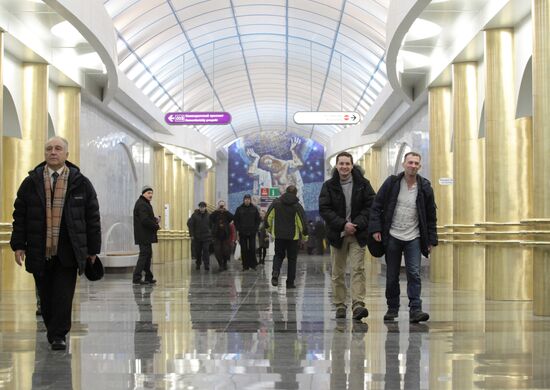 Открытие станций метро "Бухарестская" и "Международная" в СПб
