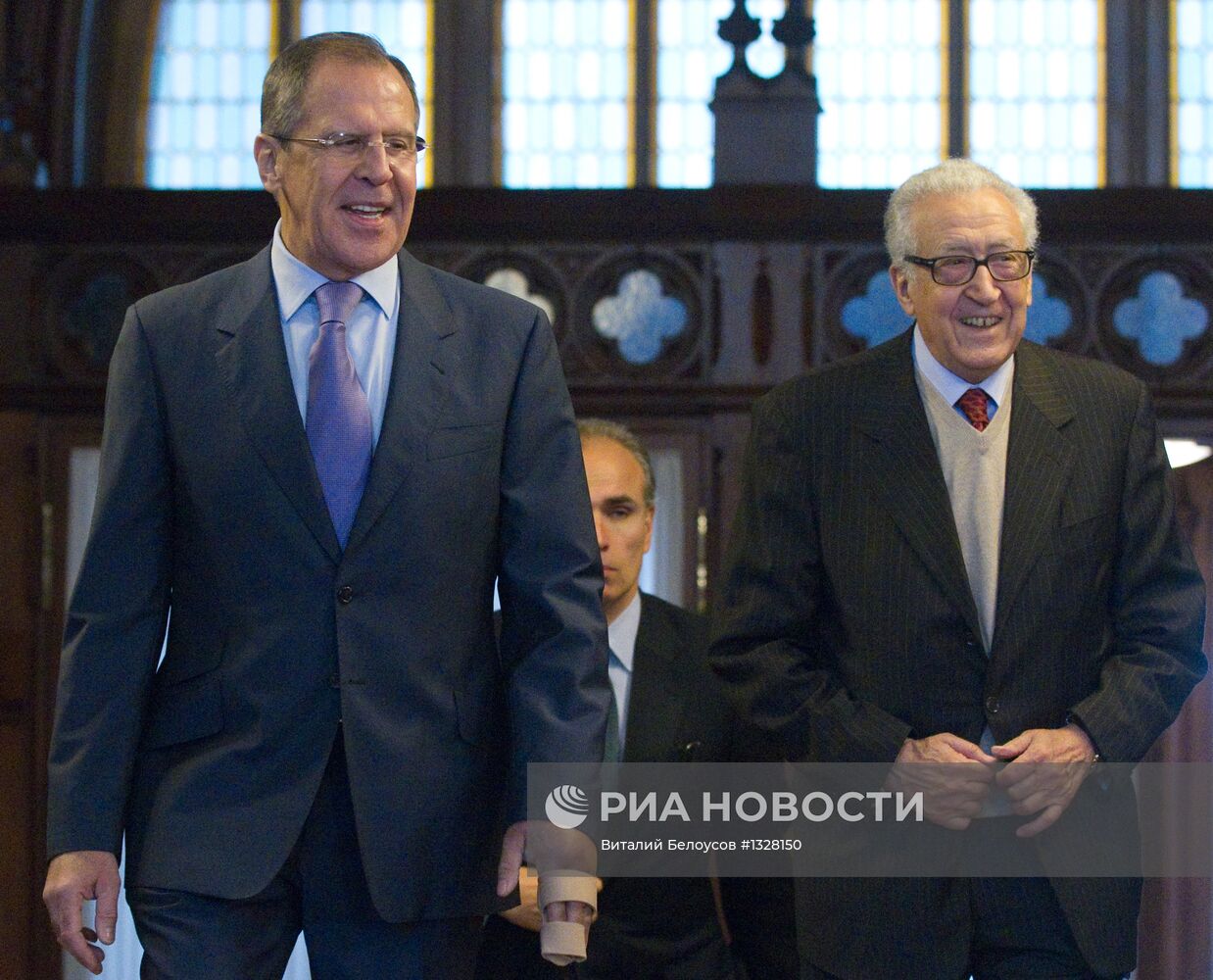 Встреча С.Лаврова с Л.Брахими