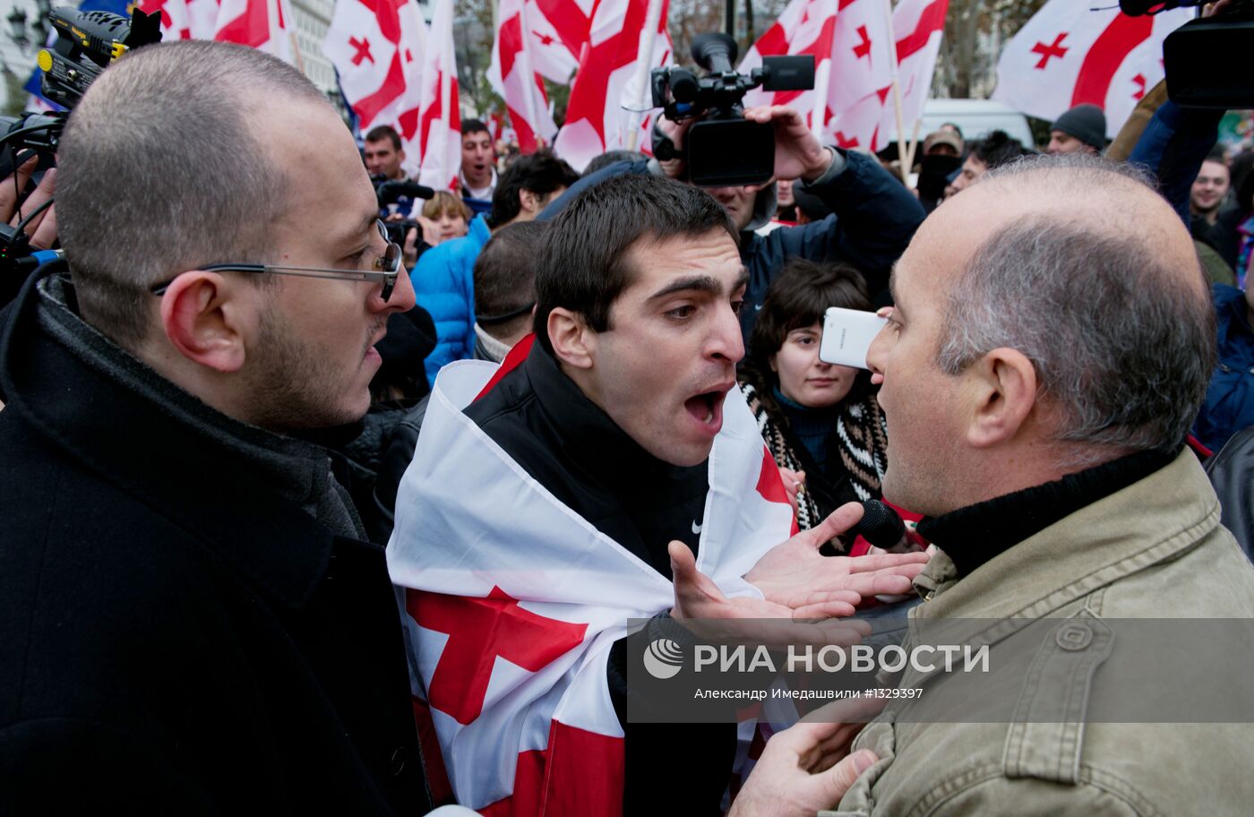 Акция против сил НАТО была сорвана в Тбилиси