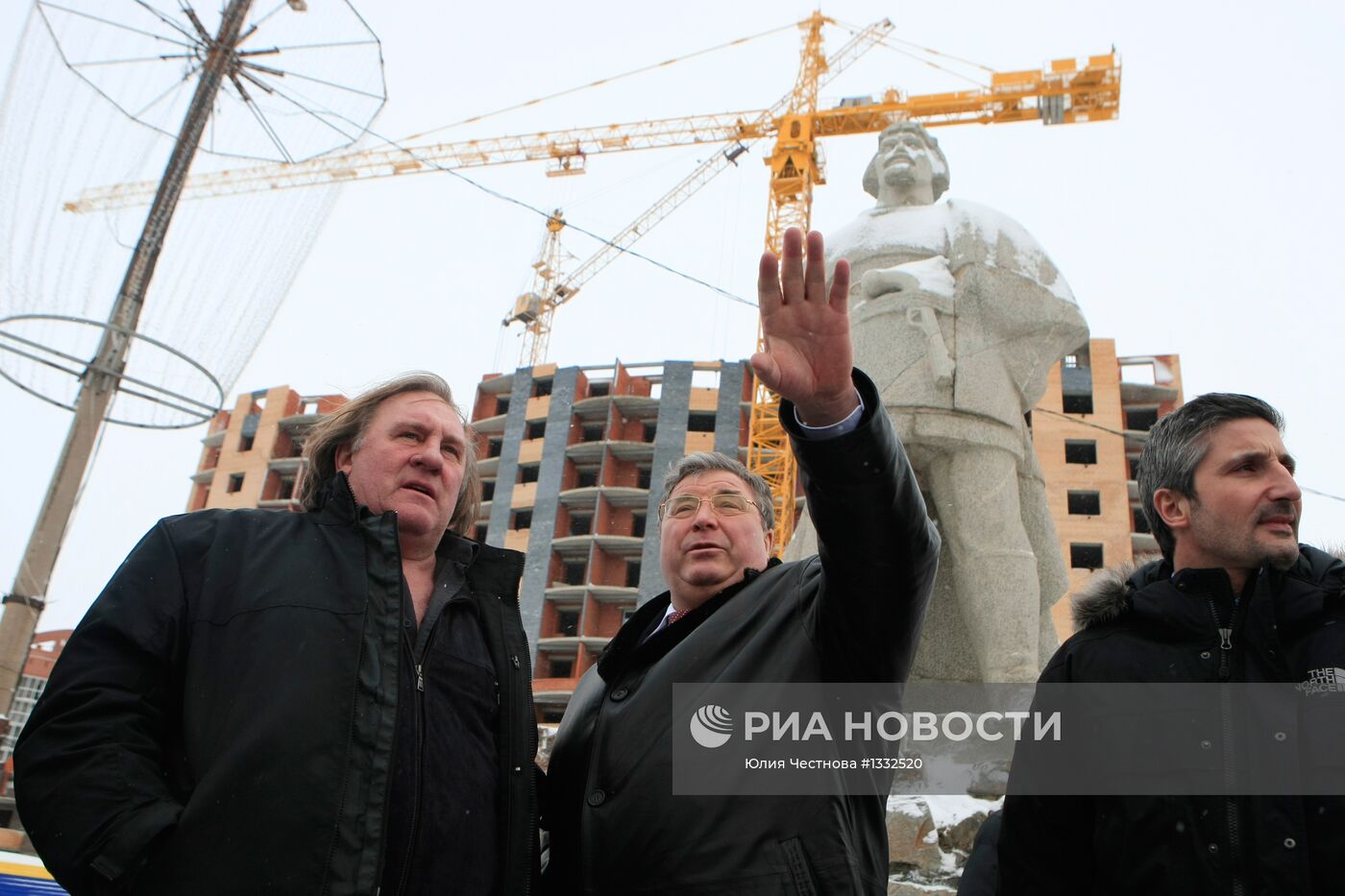 Актер Жерар Депардье посетил Саранск