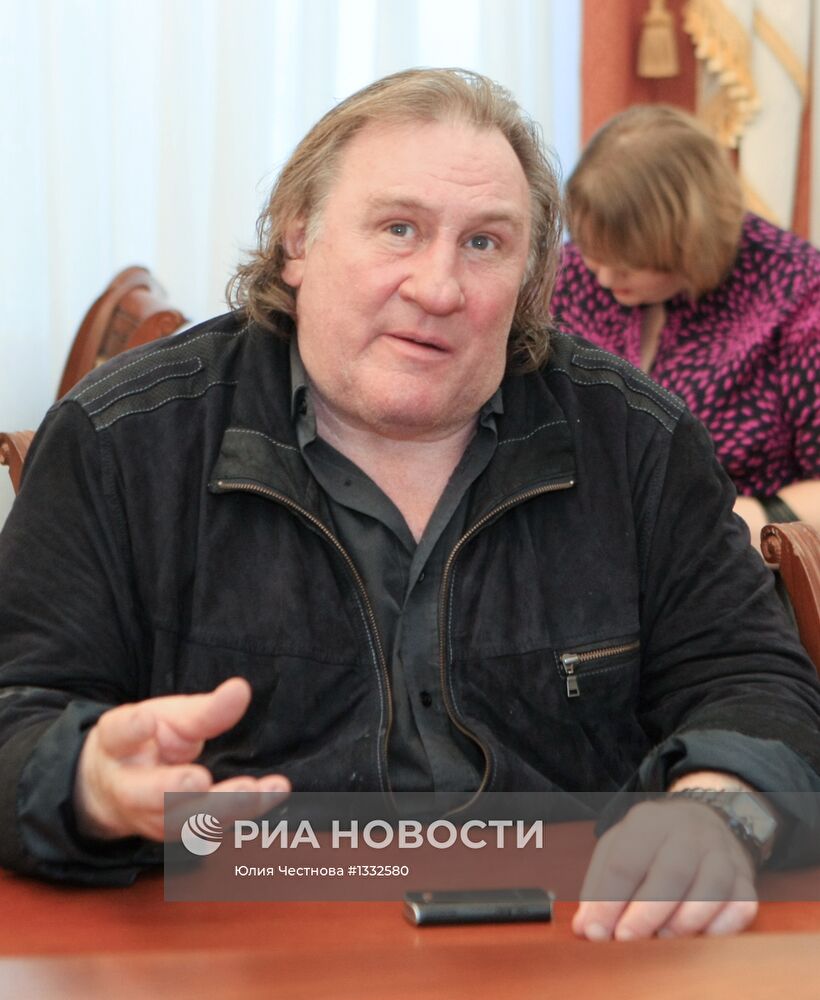 Актер Жерар Депардье посетил Саранск
