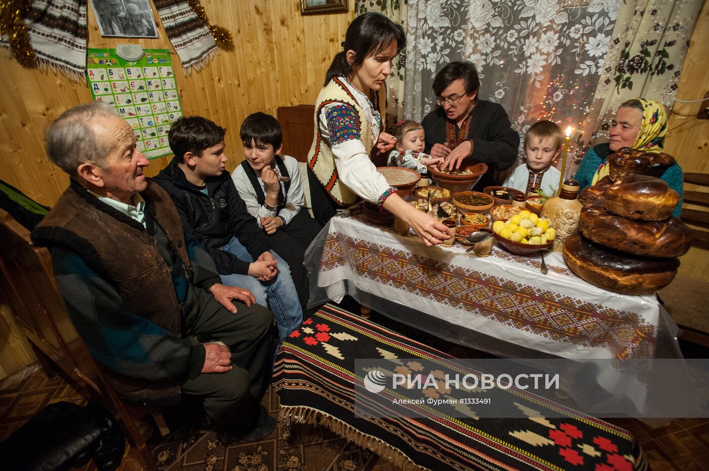 Празднование Рождества Христова на Украине