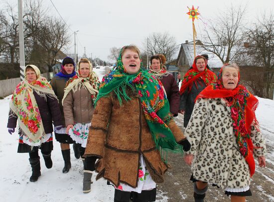 Празднование Рождества Христова в Белоруссии