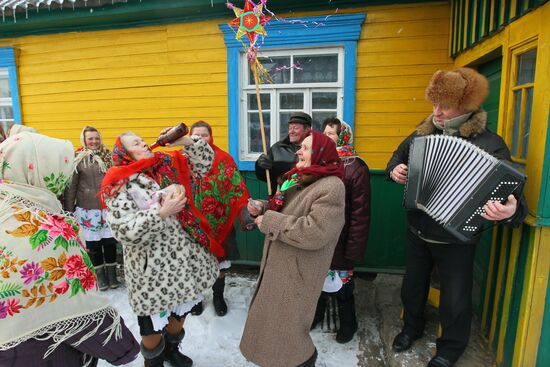 Празднование Рождества Христова в Белоруссии