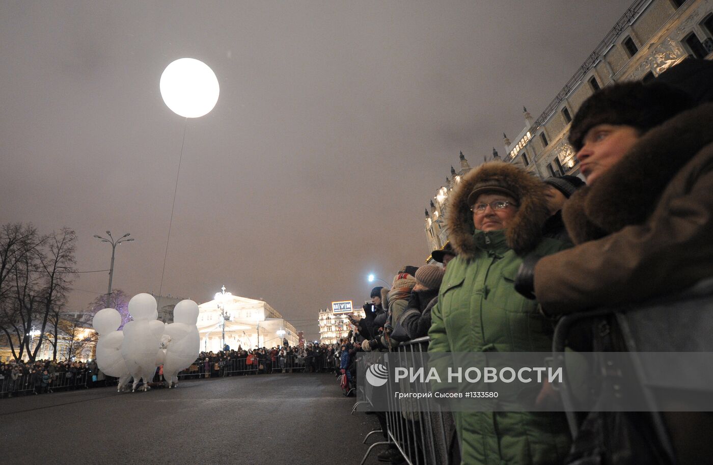 Гала-концерт уличного театра Quidams в Москве