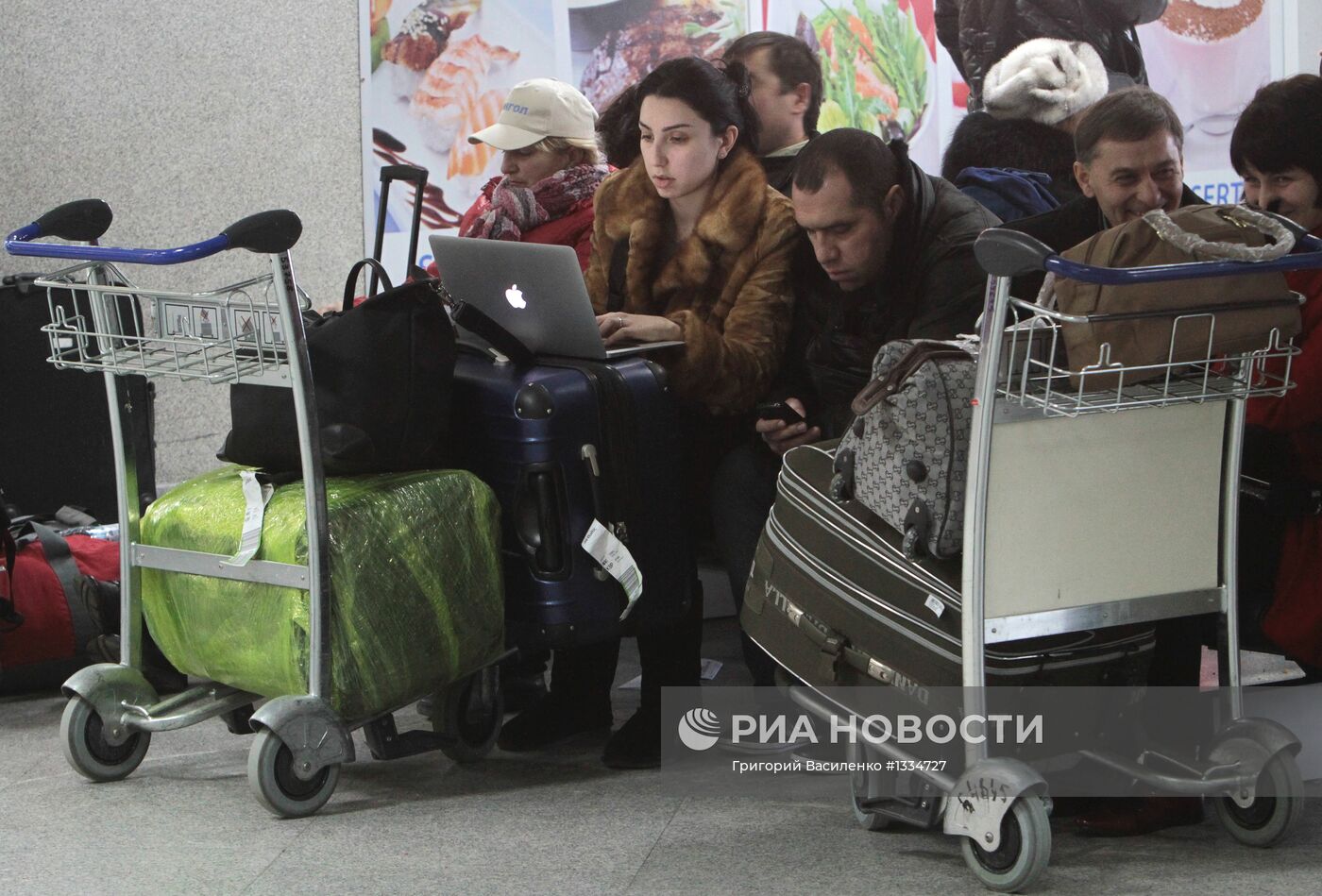 Задержка рейсов авиакомпании "АэроСвит" на Украине