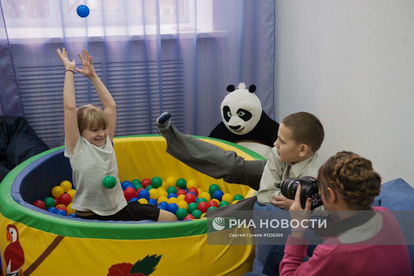 Воспитанники детского дома "Звездный"