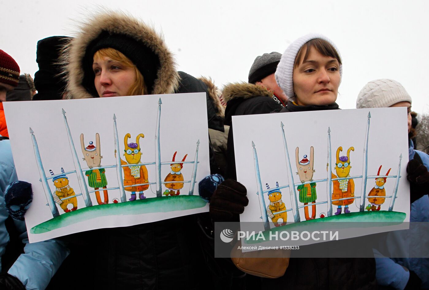 Марш оппозиции против "антимагнитского закона" в С.-Петербурге