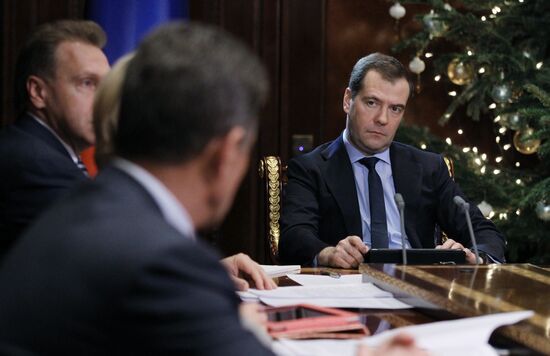 Встреча Д.Медведева с вице-премьерами правительства РФ
