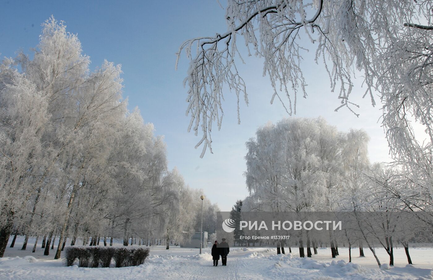 Морозы в Белоруссии