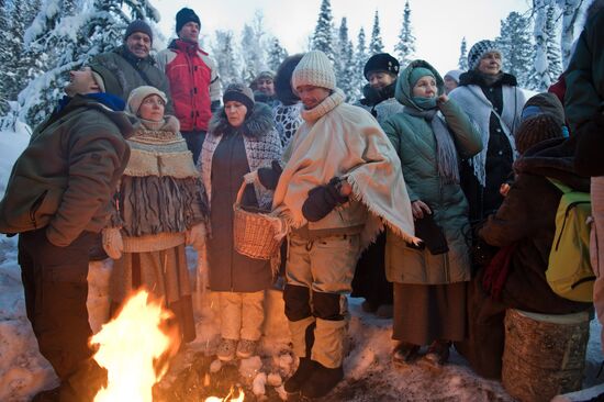 Жизнь общины Виссариона в Красноярском крае
