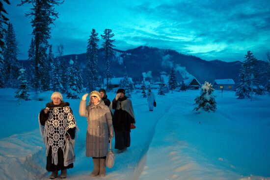 Жизнь общины Виссариона в Красноярском крае
