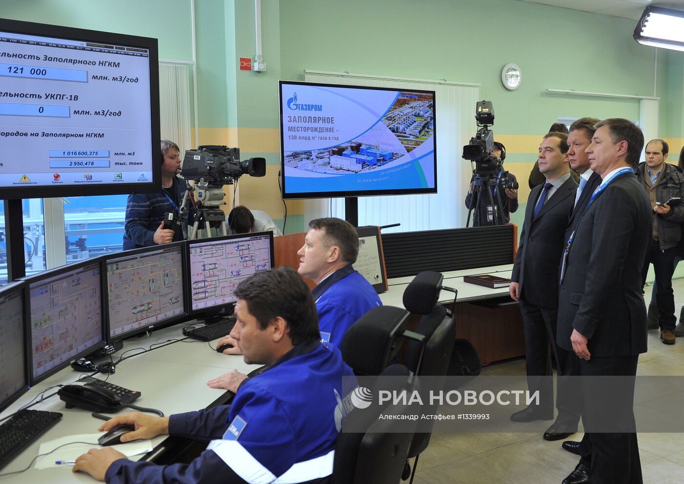 Рабочий визит Д.Медведева в ЯНАО