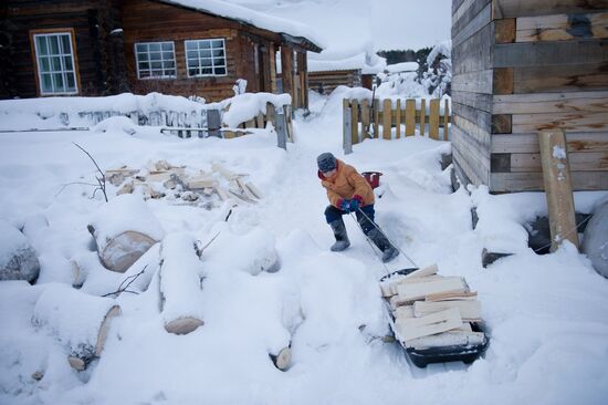 Жизнь общины Виссариона в Красноярском крае
