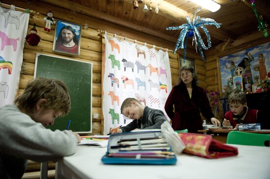 Жизнь общины Виссариона в Красноярском крае