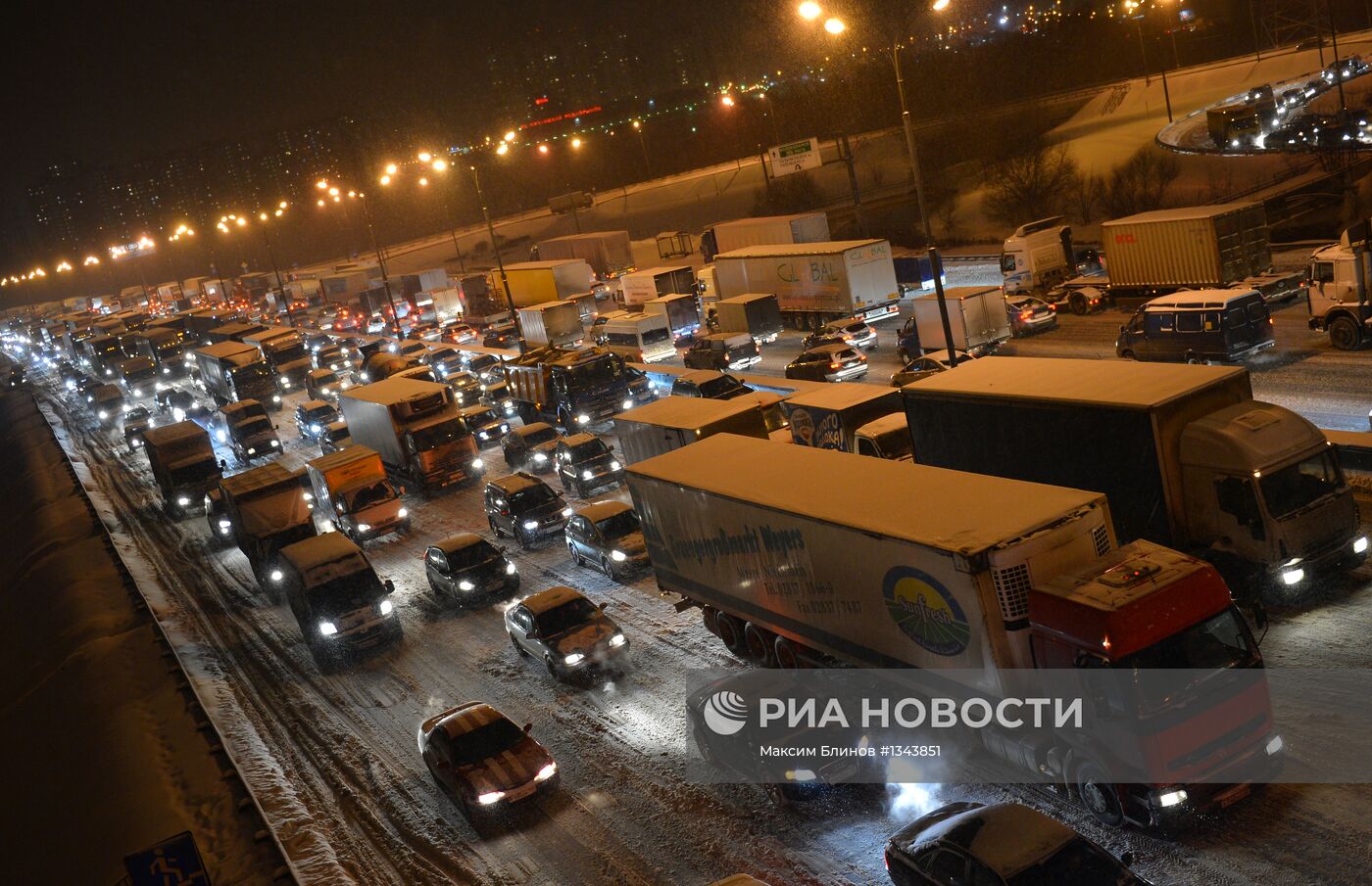 Автомобильные "пробки" в Москве
