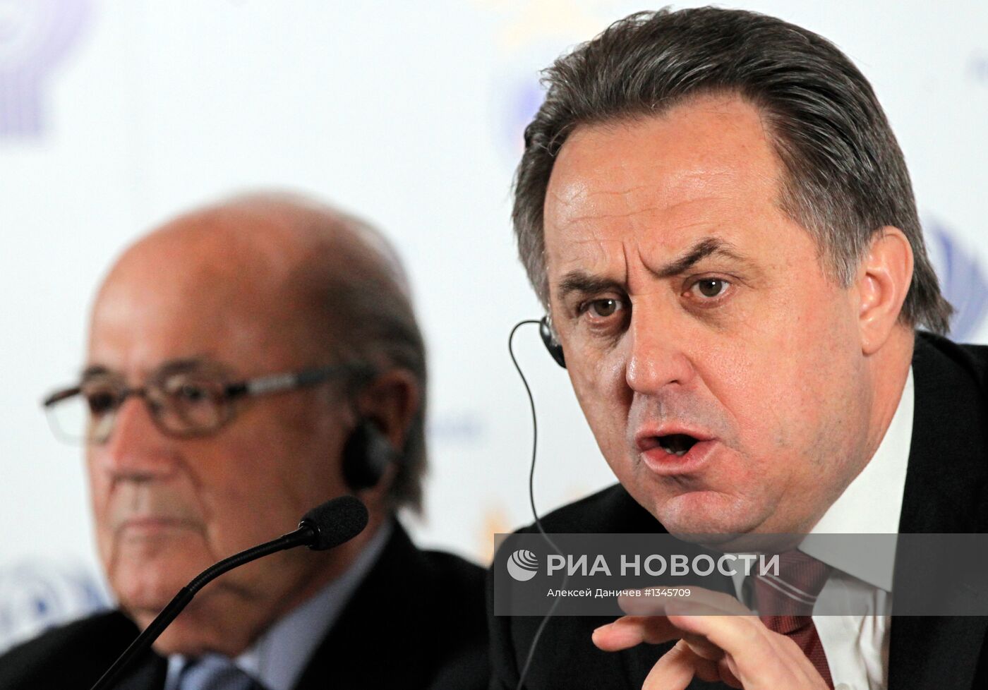 Пресс-конференция, посвященная визиту делегации ФИФА в Россию
