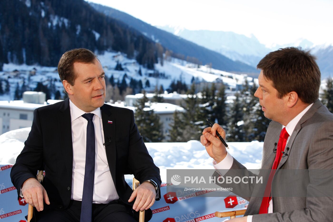 Интервью Д.Медведева телеканалу "Bloomderg TV"