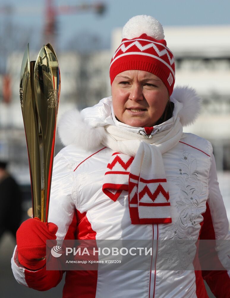 Старт эстафеты Огня XXVII Всемирной летней Универсиады в России