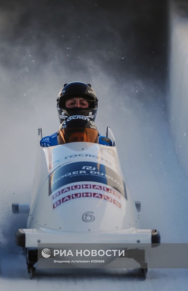 Бобслей и скелетон. Чемпионат мира. Первый день