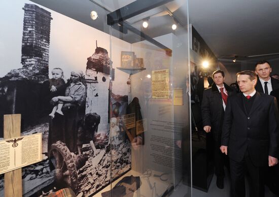 Открытие обновленной российская экспозиции в музее Освенцима