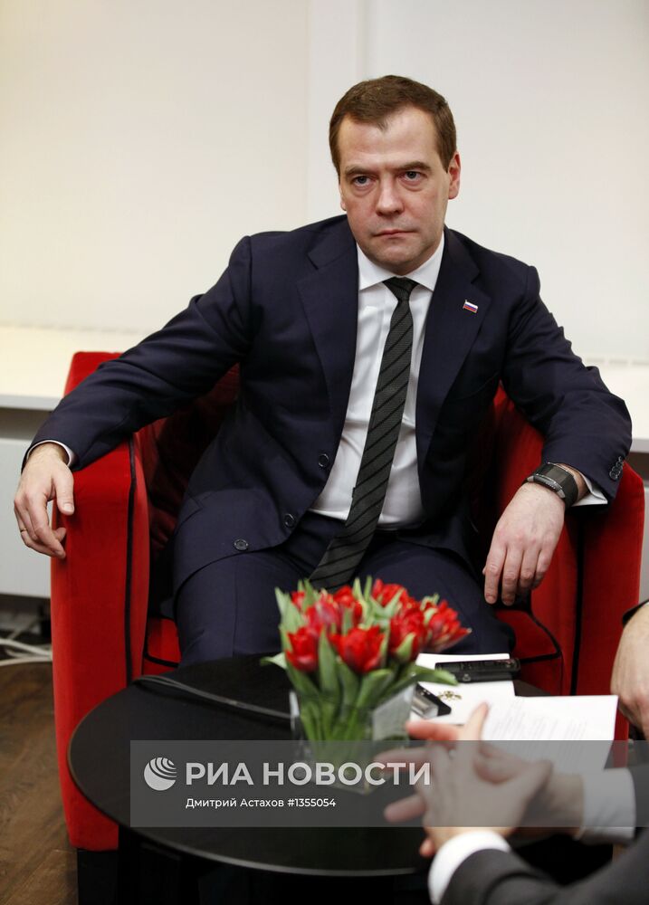 Интервью Д. Медведева деловой газете Handelsblatt