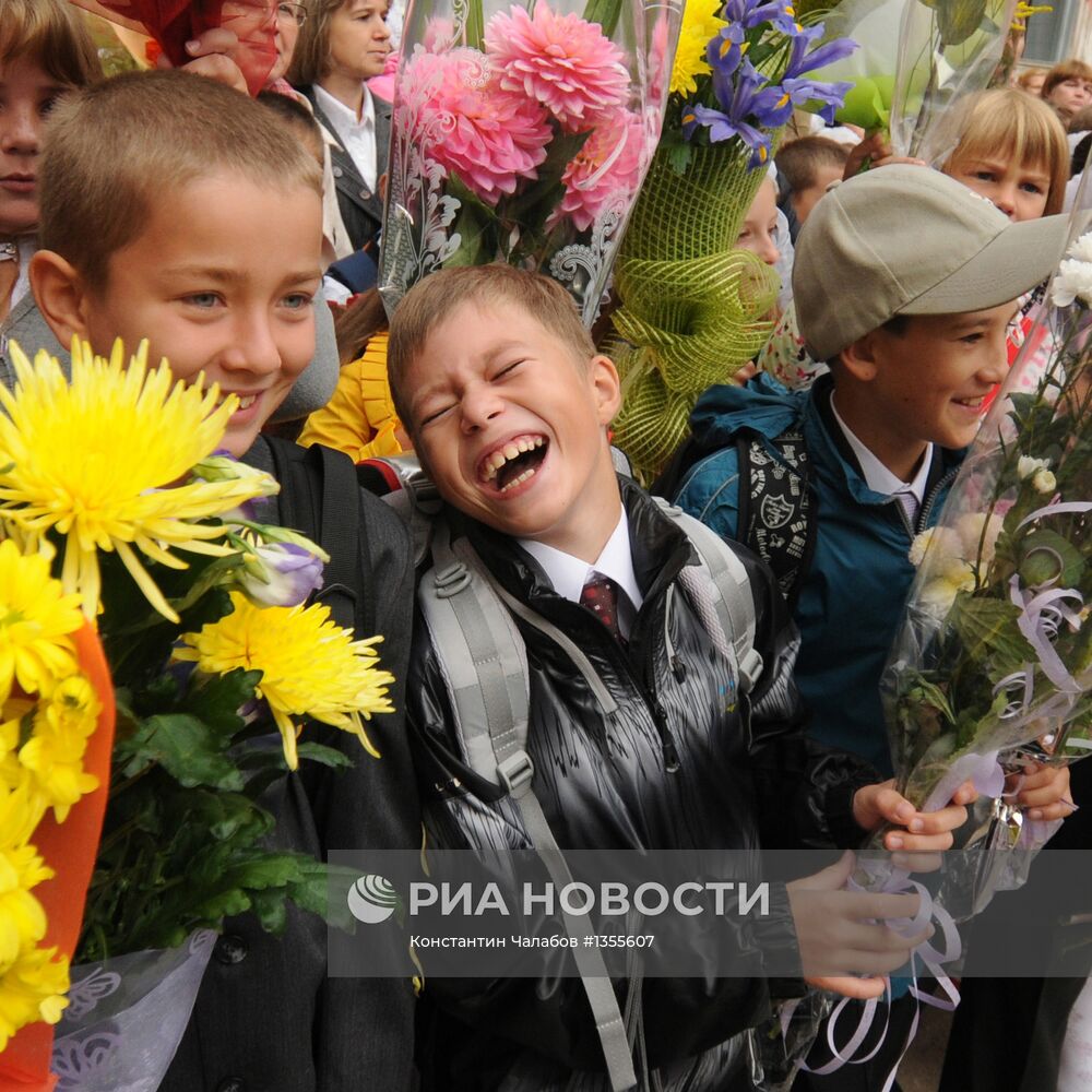 1 сентября в одной из школ Великого Новгорода