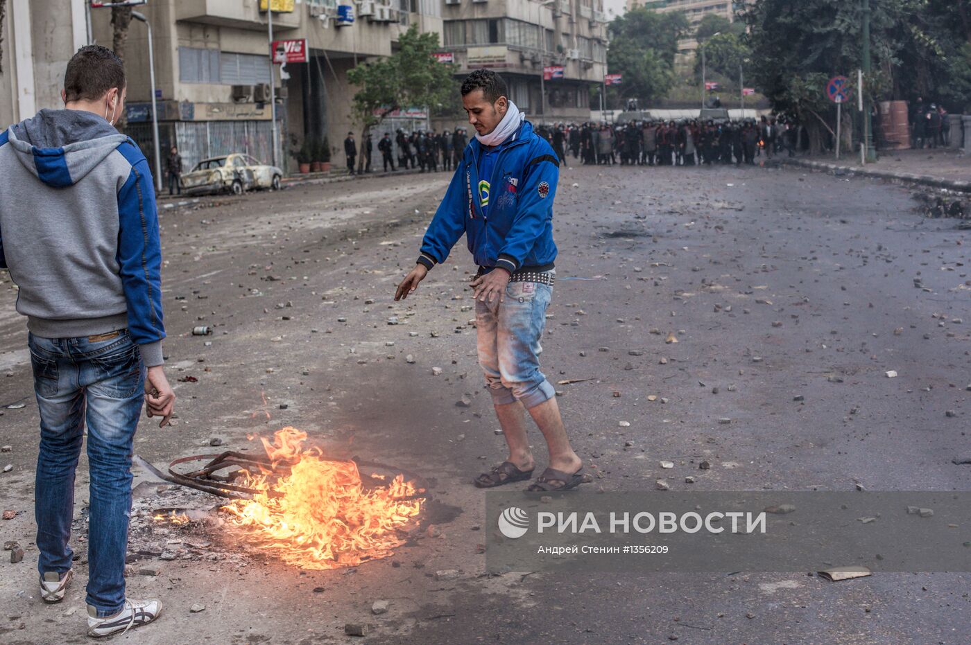 Беспорядки на улицах Каира