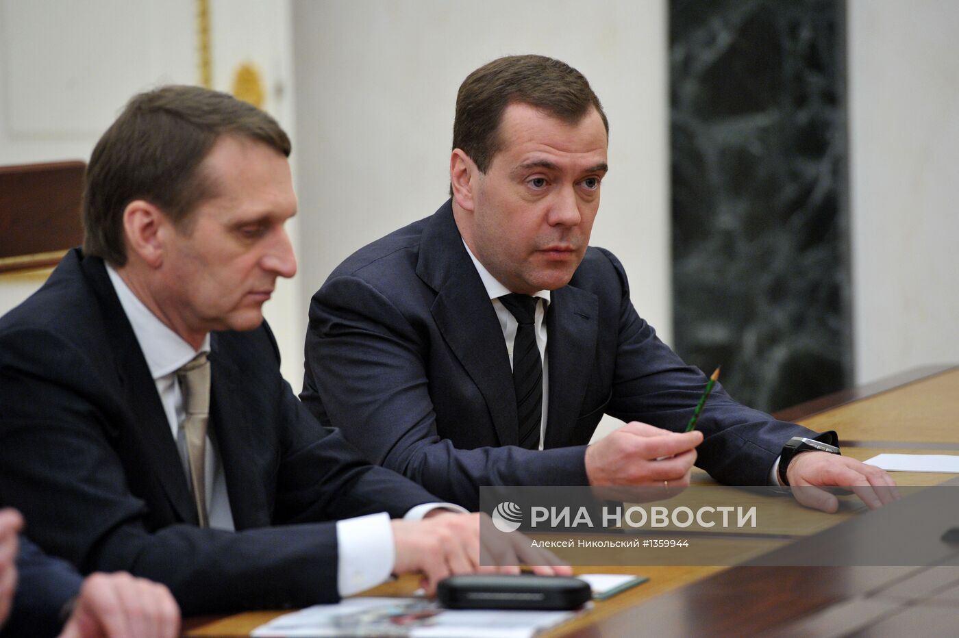 Д.Медведев на заседании Совбеза РФ
