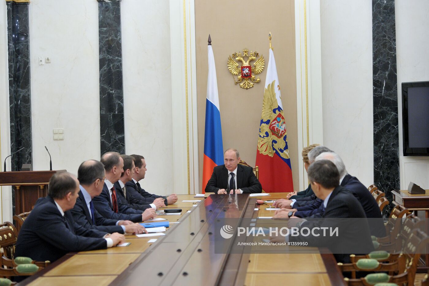 В.Путин провел заседание Совбеза РФ