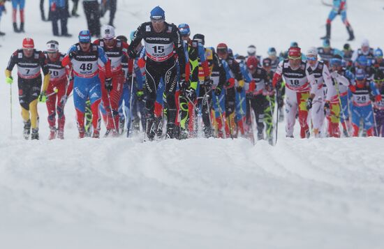 Лыжные гонки. VIII этап Кубка мира. Скиатлон. Мужчины