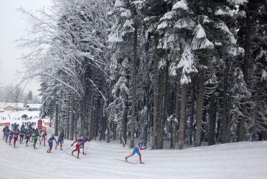 Лыжные гонки. VIII этап Кубка мира. Скиатлон. Мужчины