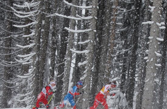 Лыжные гонки. VIII этап Кубка мира. Скиатлон. Женщины