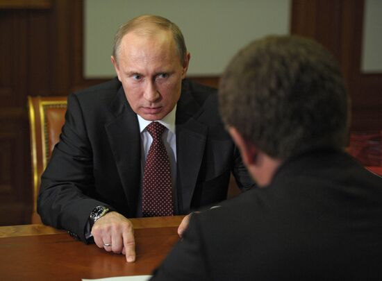В.Путин встретился в Сочи с Р.Кадыровым
