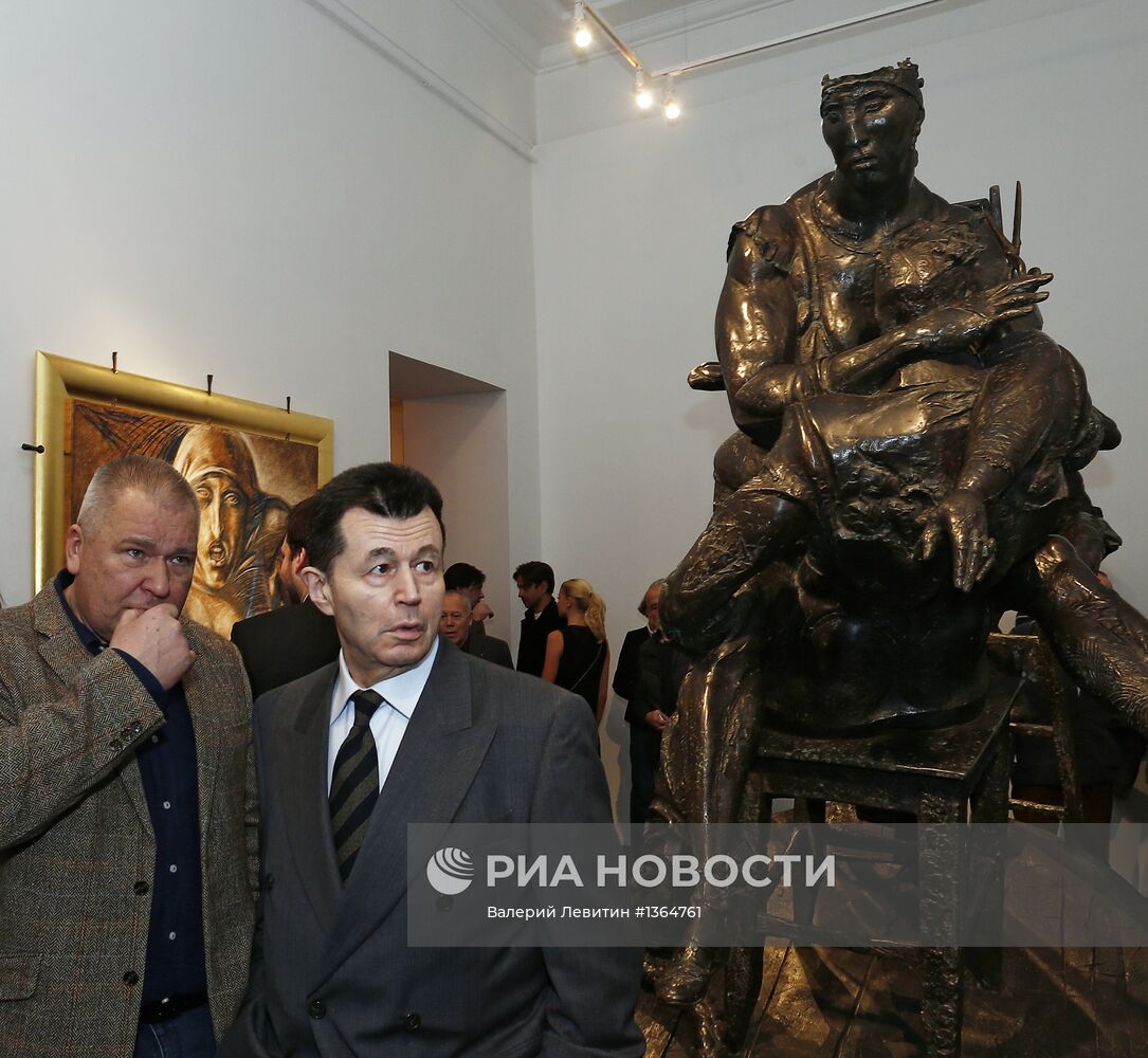 Открытие выставки скульптора Александра Рукавишникова