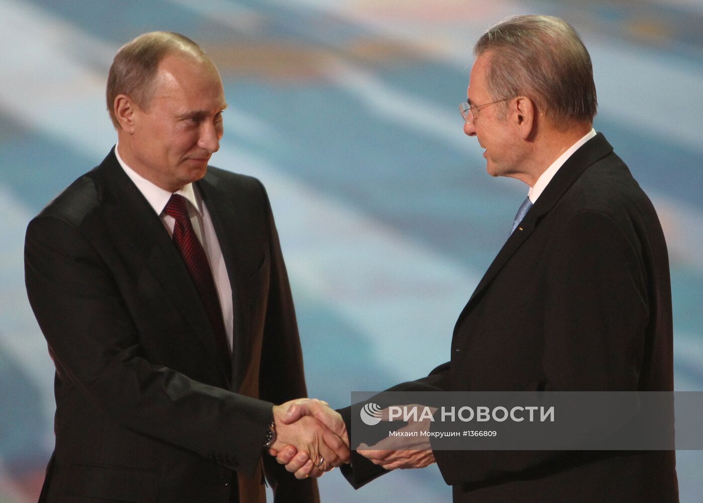 В.Путин на торжественной церемонии "Год до Олимпийских игр-2014"
