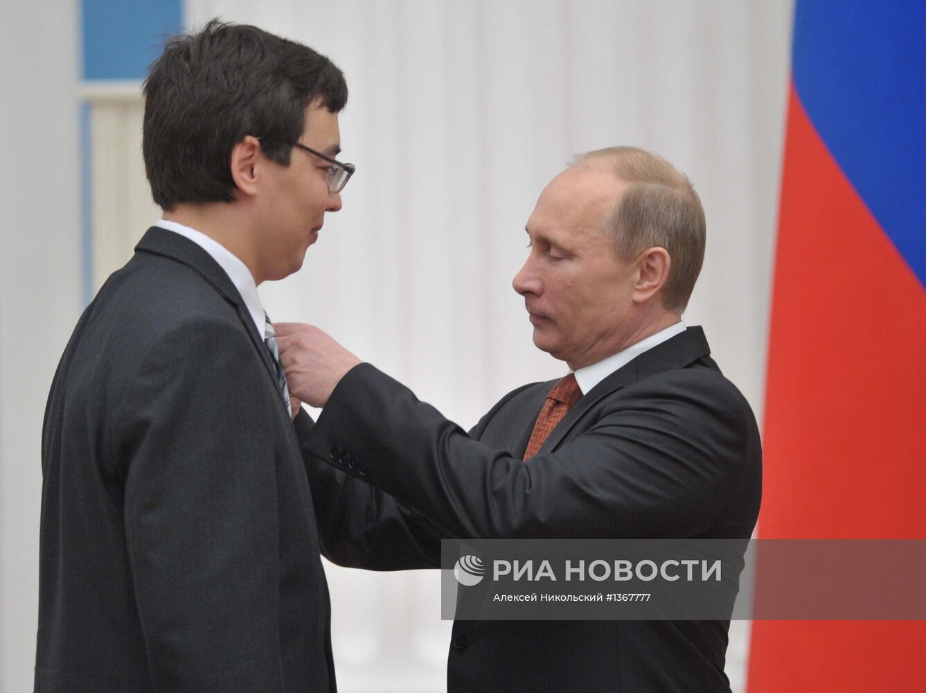 В.Путин вручил премии в области науки и инноваций в Кремле