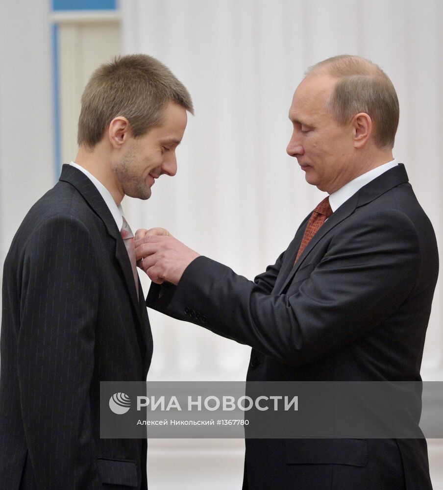 В.Путин вручил премии в области науки и инноваций в Кремле