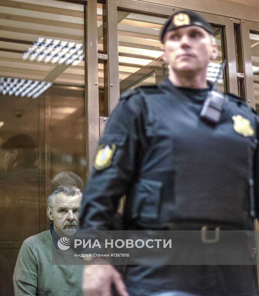 Рассмотрение вопроса о продлении ареста А.Игнатенко в Мосгорсуде