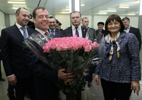 Рабочая поездка Д.Медведева в Карачаево-Черкесию