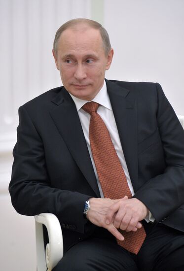 Встреча Владимира Путина и Нурсултана Назарбаева в Кремле