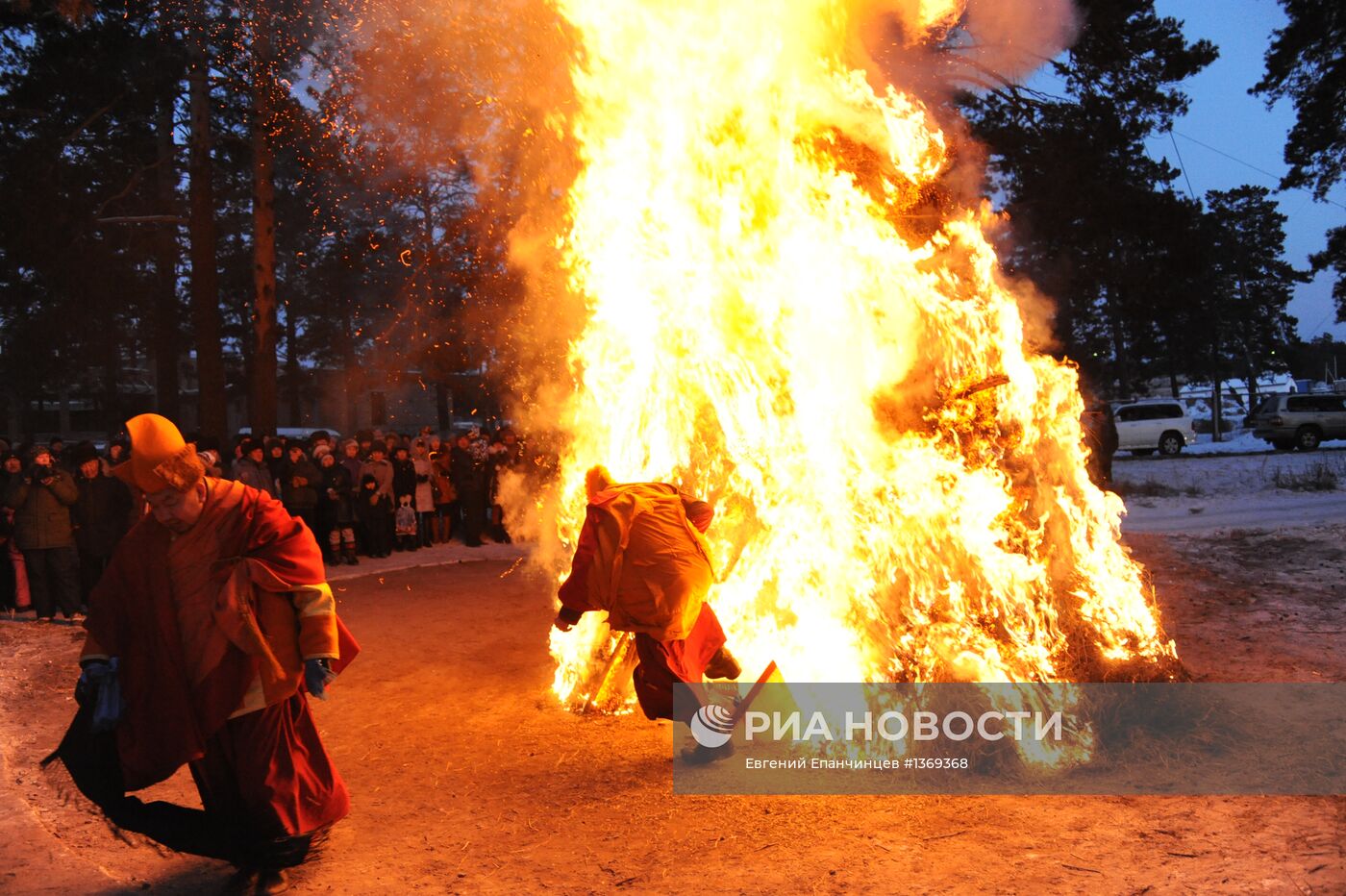 Встреча буддийского Нового года в Забайкалье