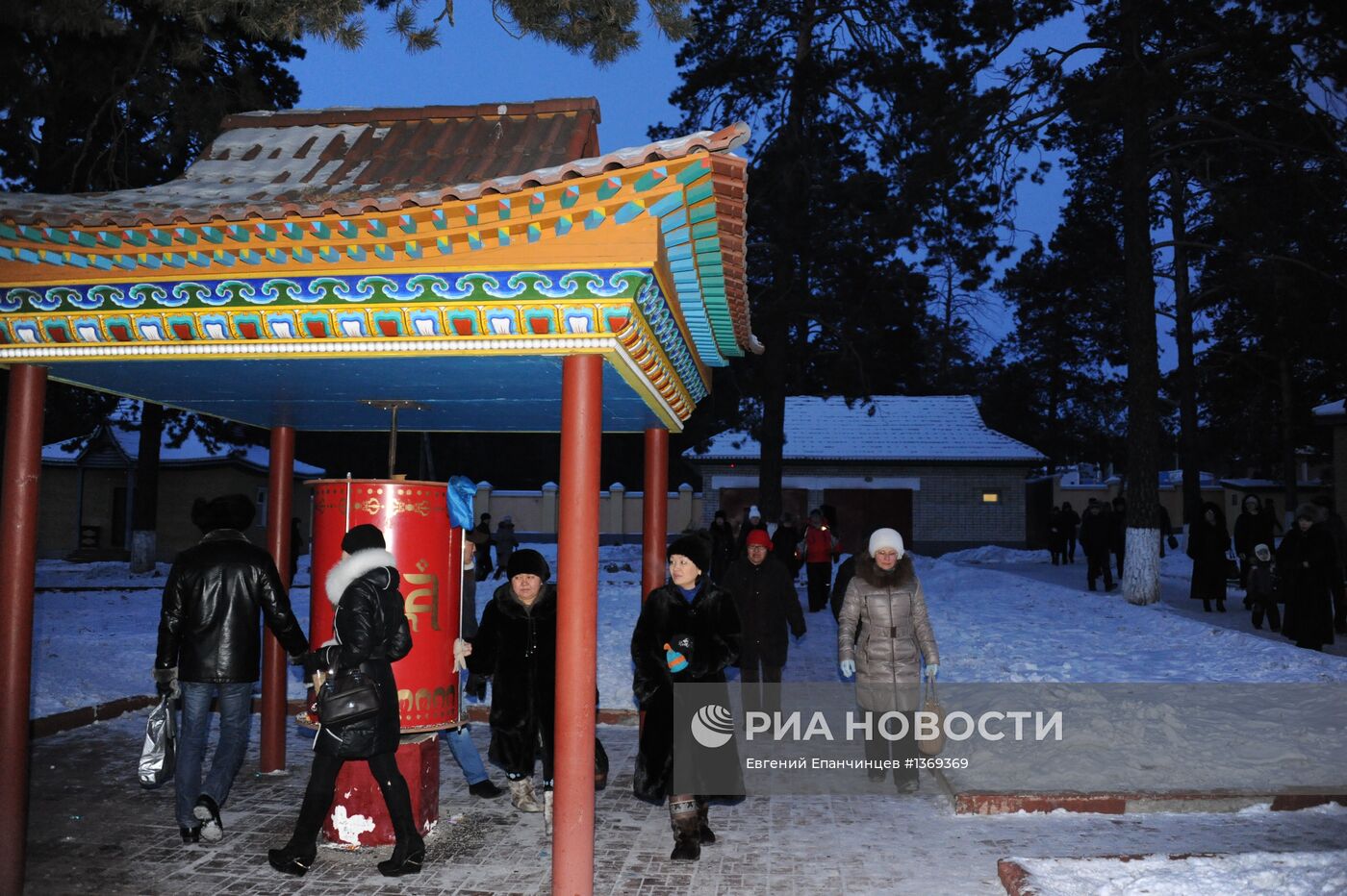 Встреча буддийского Нового года в Забайкалье