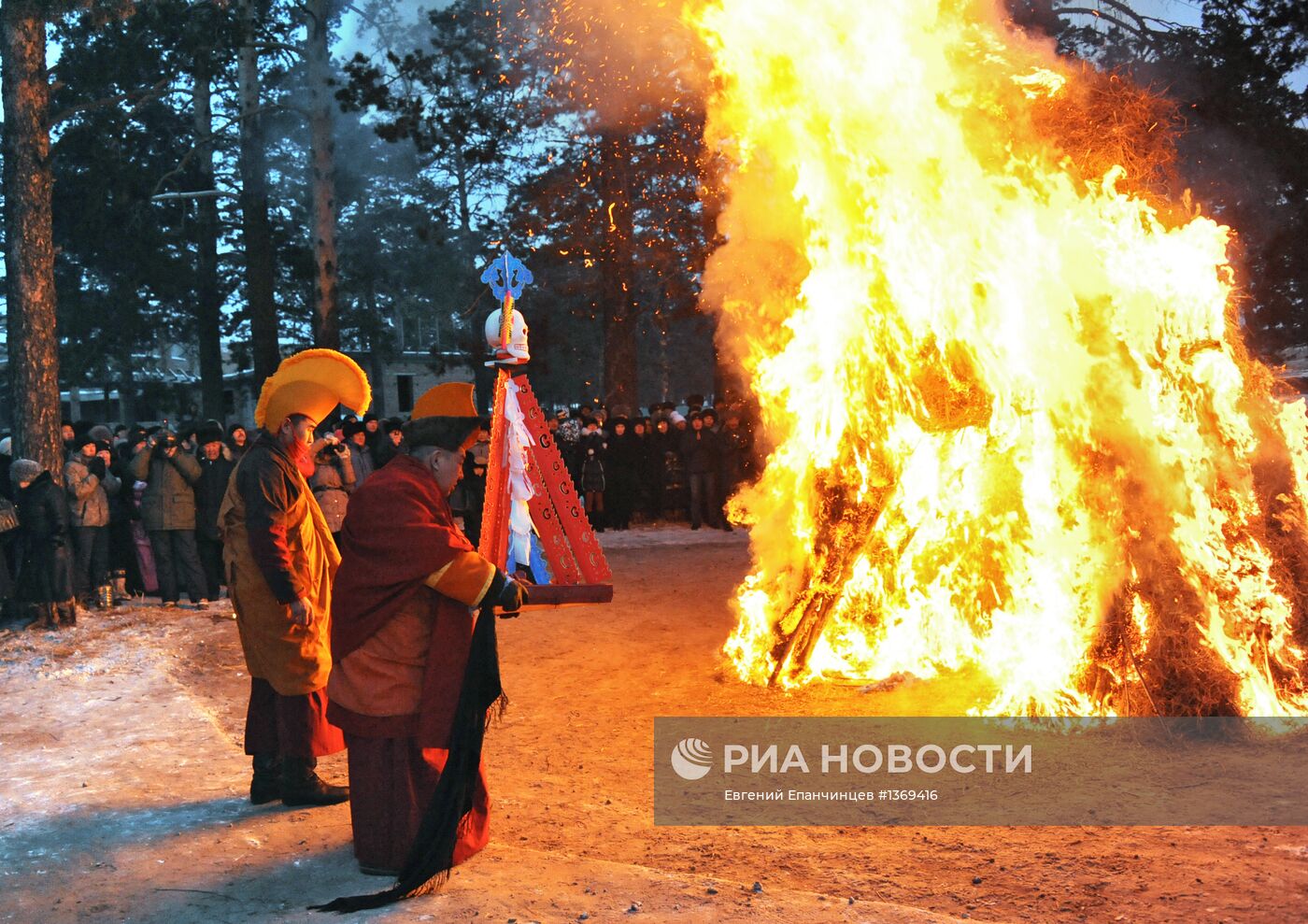 Встреча буддийского Нового года в Забайкалье